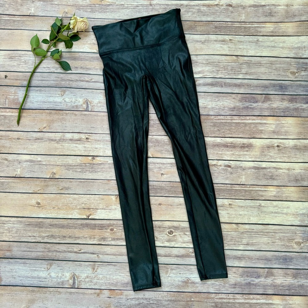 SPANX | Black Faux Leather Leggings